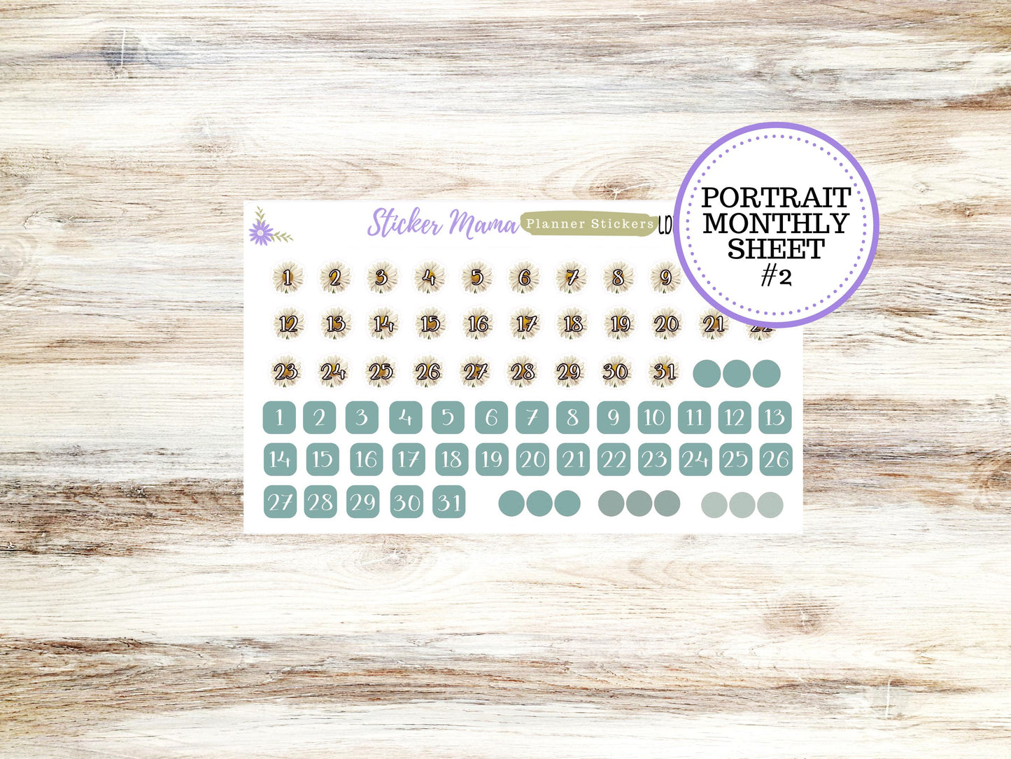 LAUREL DENISE PORTRAIT || Planner Kit #3122 || Vintage Bloom || Laurel Denise Kit || Laurel Denise Stickers ||  ld