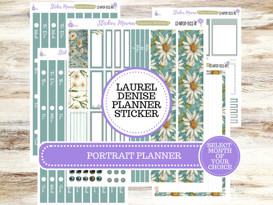 LAUREL DENISE PORTRAIT || Planner Kit #3122 || Vintage Bloom || Laurel Denise Kit || Laurel Denise Stickers ||  ld