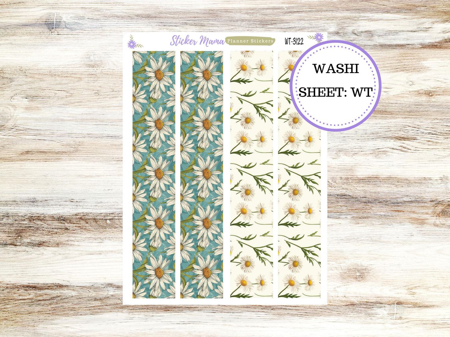 WASHI PLANNER STICKERS || 3122 || Vintage Blooms || Washi Stickers || Planner Stickers || Washi for Planners