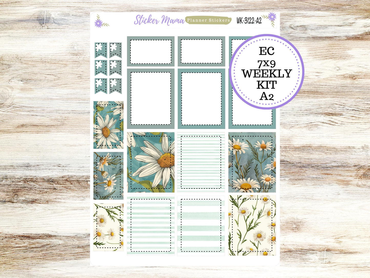 ERIN CONDREN WK-3122 || Vintage Bloom || Weekly Planner Kit || Erin Condren || Hourly Planner Kit || Vertical Planner Kit