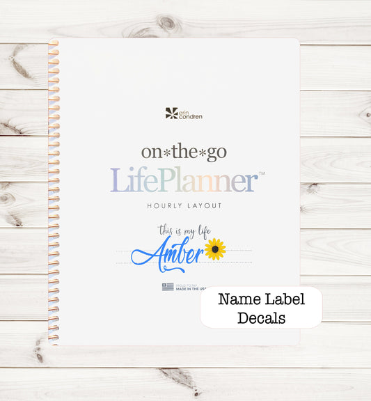 PLANNER NAME DECAL Lovely Home Decal for Planner Custom Name Stickers Custom Planner Decal eclp Sticker Name Eclp Name Decal Ec Name Decal