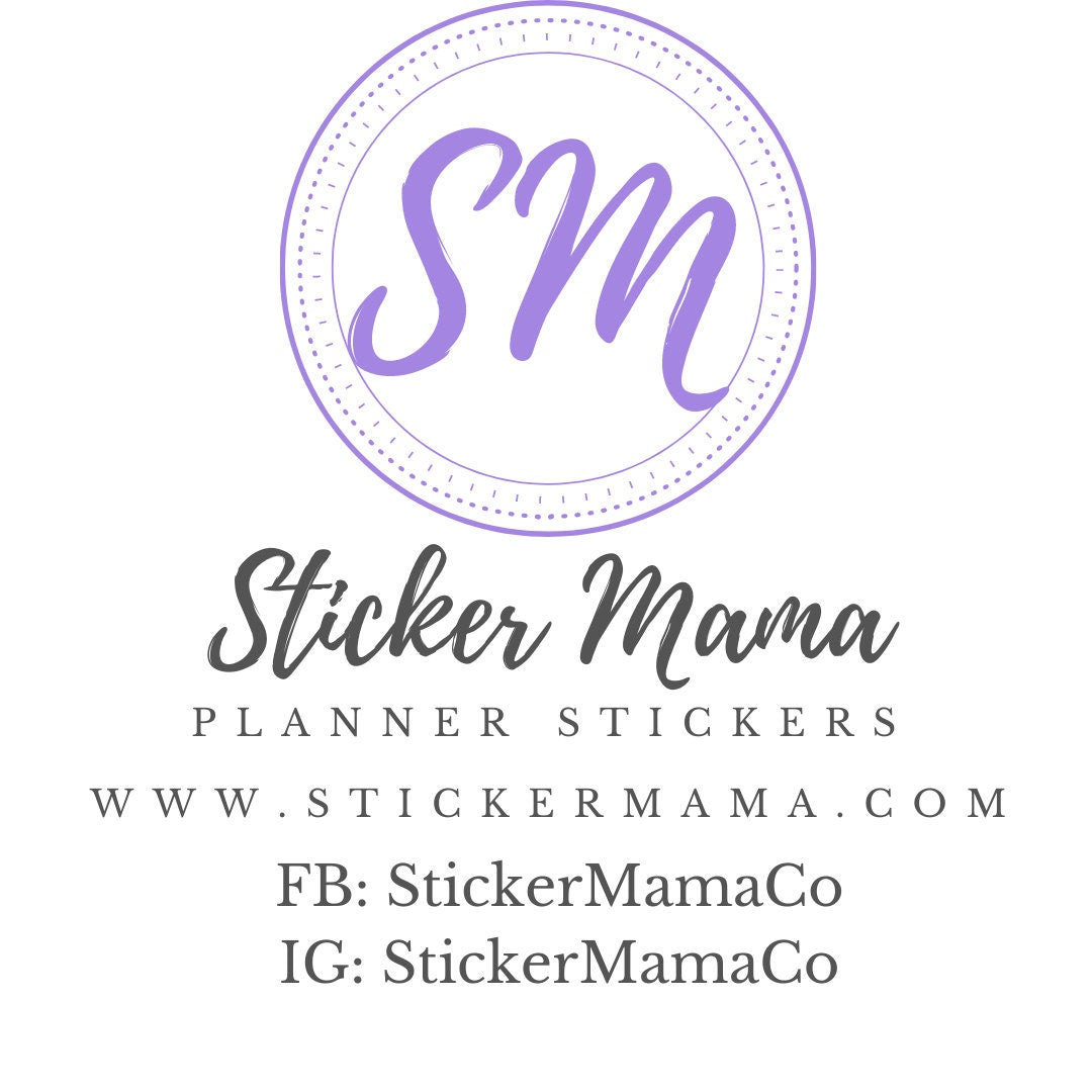 FB-3056 - FULL BOX Stickers - Sweet Blessings - Planner Stickers - Full Box for Planners