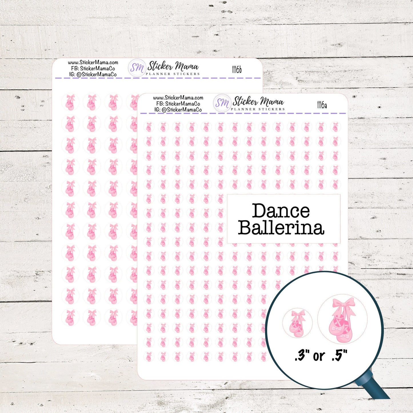 BALLERINA PLANNER Stickers SS-1116 dance sticker kit stickers for ballerina stickers dance competiion practice rehearsal practice