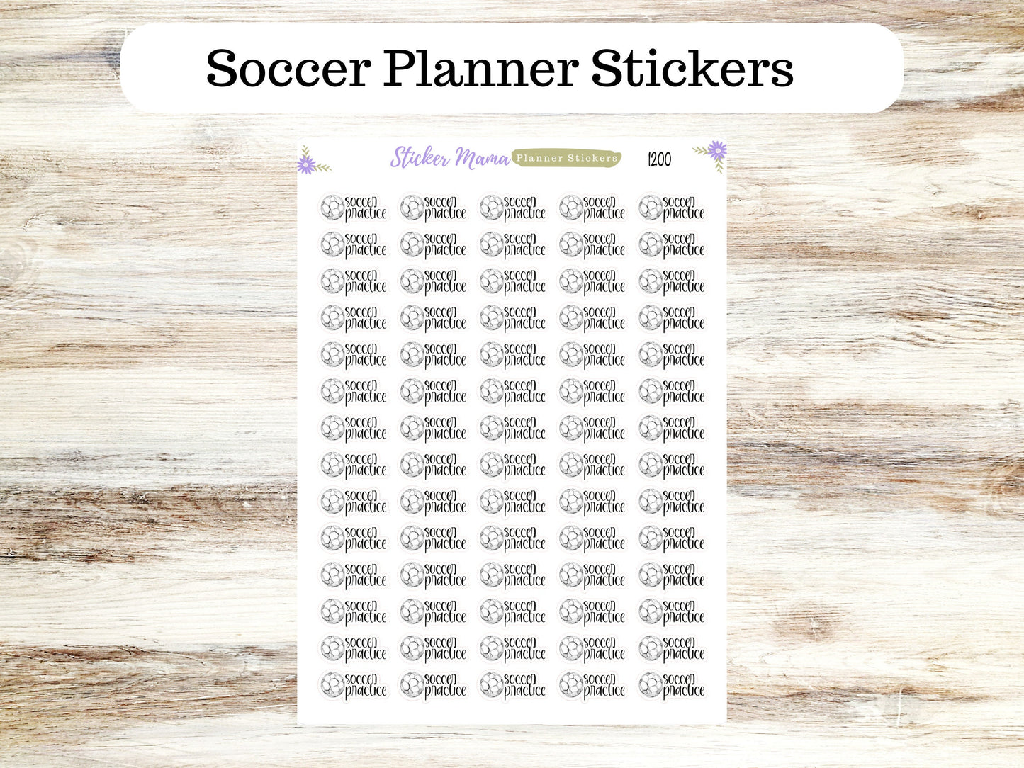 SOCCER PRACTICE Stickers SS-1200 || Soccer Planner Stickers || Soccer Sports Stickers || Soccer Games || Soccer Practice