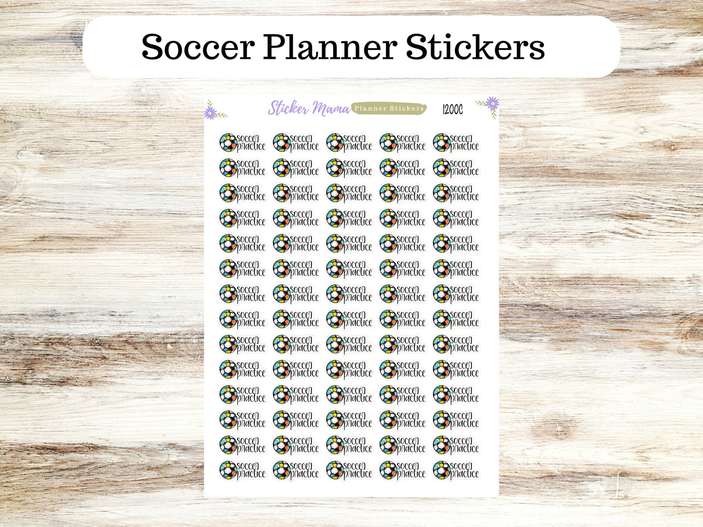 SOCCER PRACTICE Stickers SS-1200 || Soccer Planner Stickers || Soccer Sports Stickers || Soccer Games || Soccer Practice