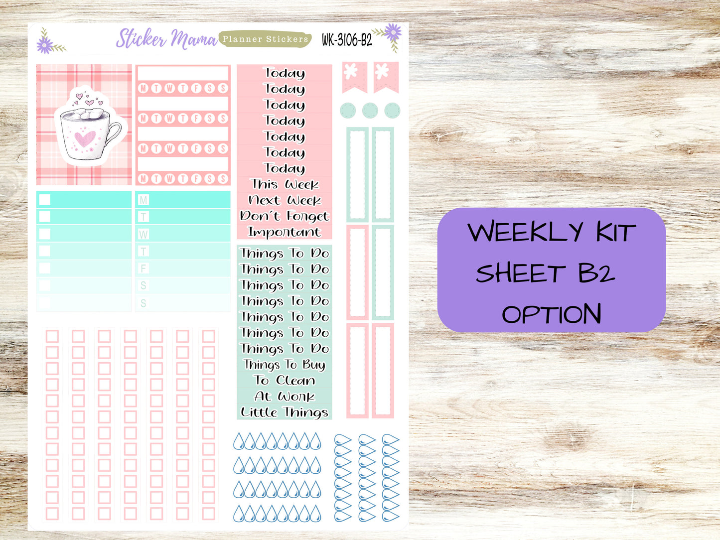 ERIN CONDREN WK-3106 - Hello, Plaid!  || Weekly Planner Kit || Erin Condren || Hourly Planner Kit || Vertical Planner Kit