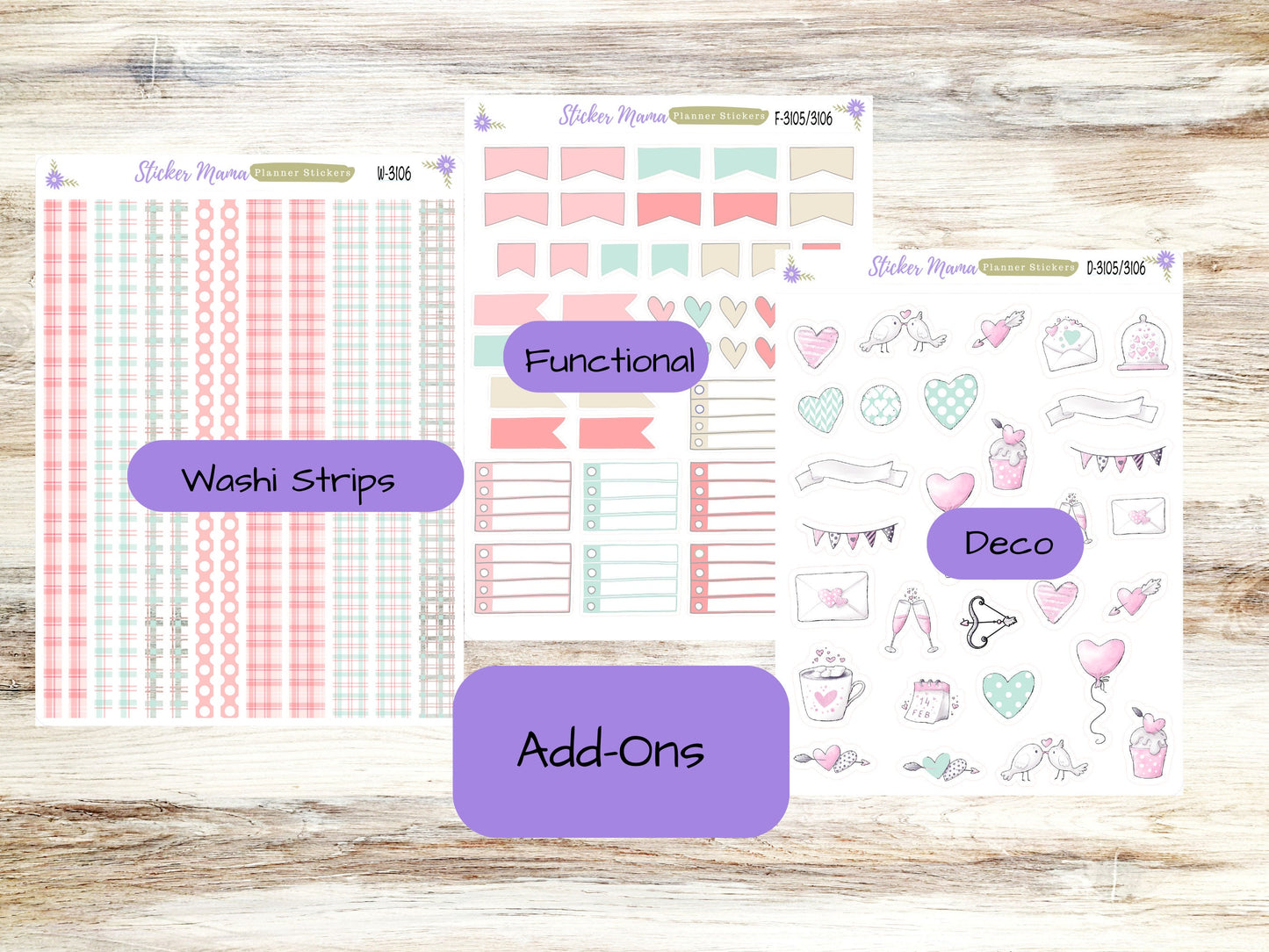 JOURNALING KIT  || #3106 || Hello, Plaid! || Journal Planner || Planner Stickers || Journal Stickers