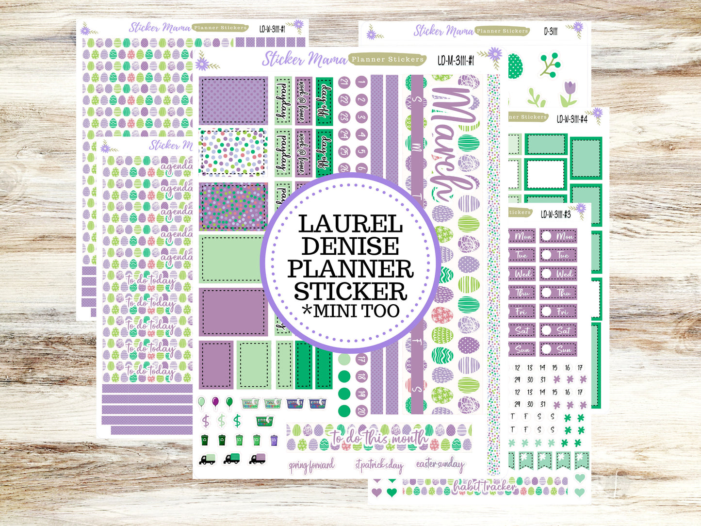 LAUREL DENISE PLANNER Kit #3111 || Laurel Denise Kit || Laurel Denise Stickers