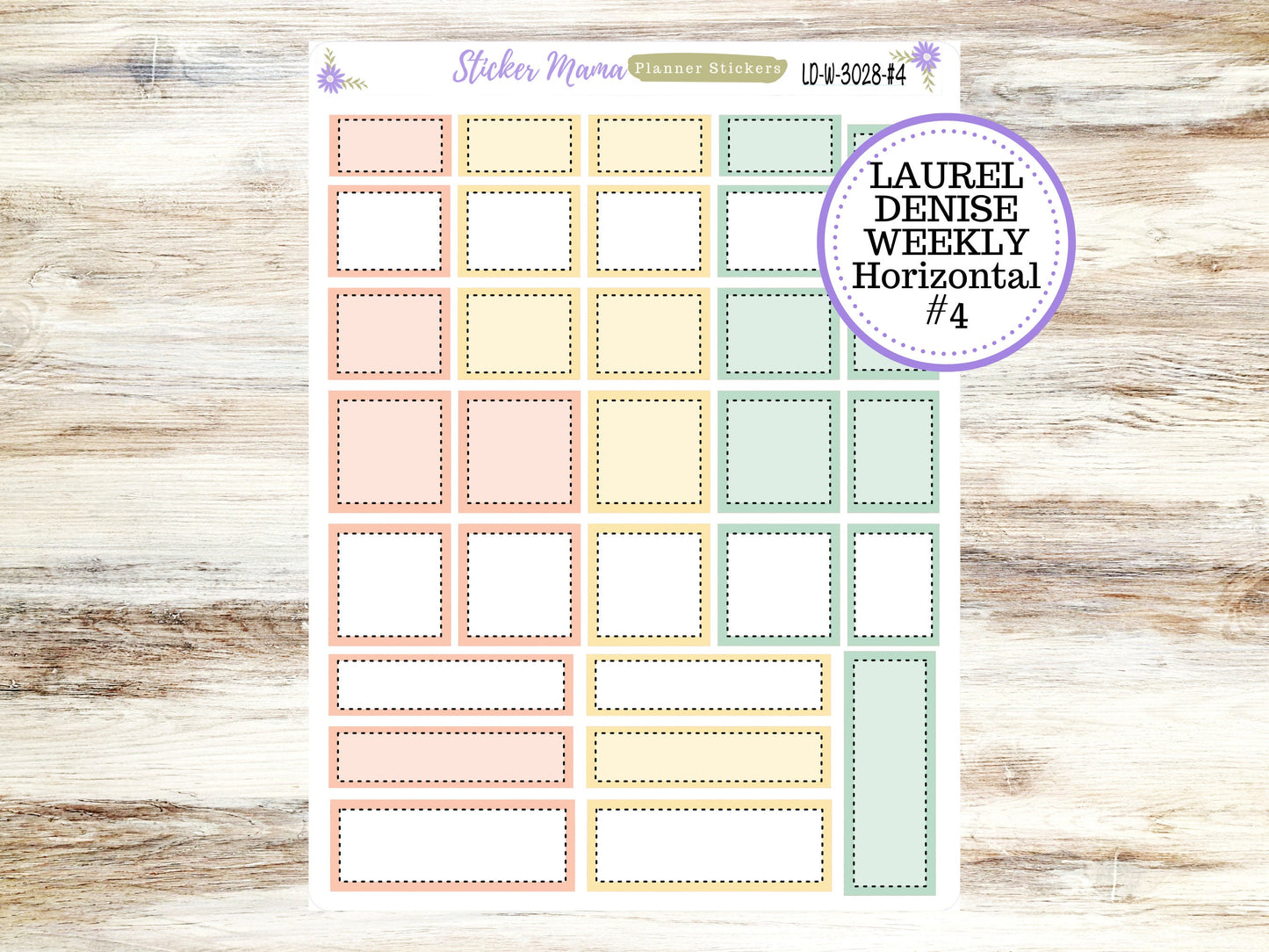 LAUREL DENISE PLANNER Kit #3028 || Laurel Denise Kit || Laurel Denise Stickers || April Laurel Denise