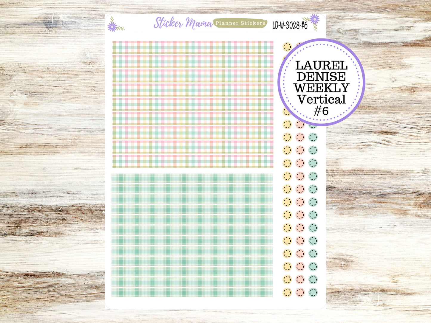 LAUREL DENISE PLANNER Kit #3028 || Laurel Denise Kit || Laurel Denise Stickers || April Laurel Denise