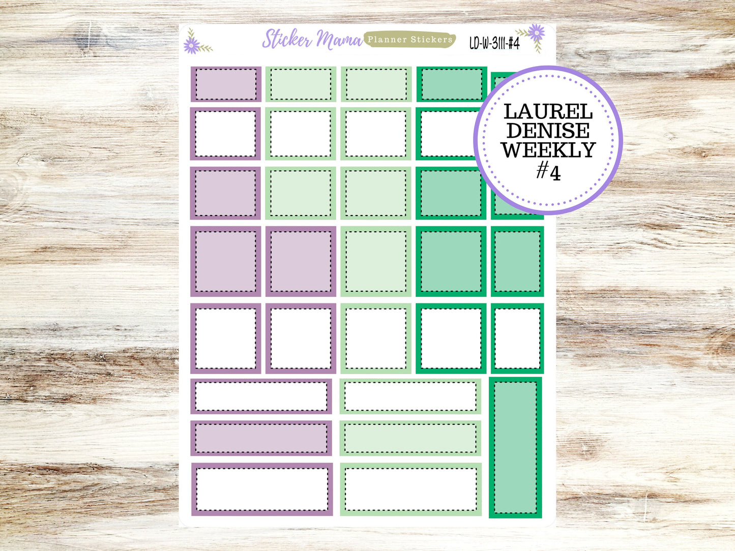 LAUREL DENISE PLANNER Kit #3111 || Laurel Denise Kit || Laurel Denise Stickers