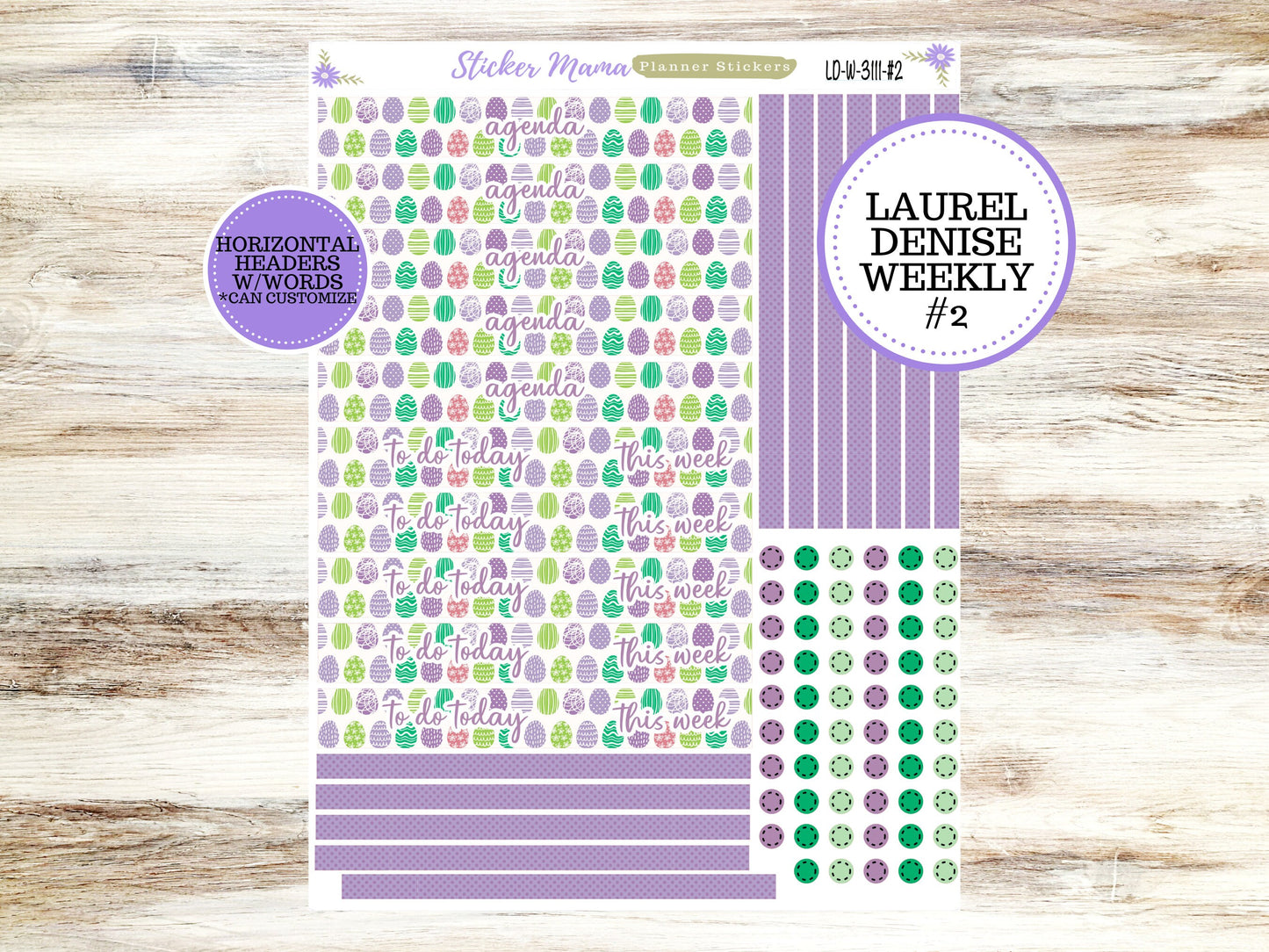 LAUREL DENISE PLANNER Kit #3111 || Laurel Denise Kit || Laurel Denise Stickers