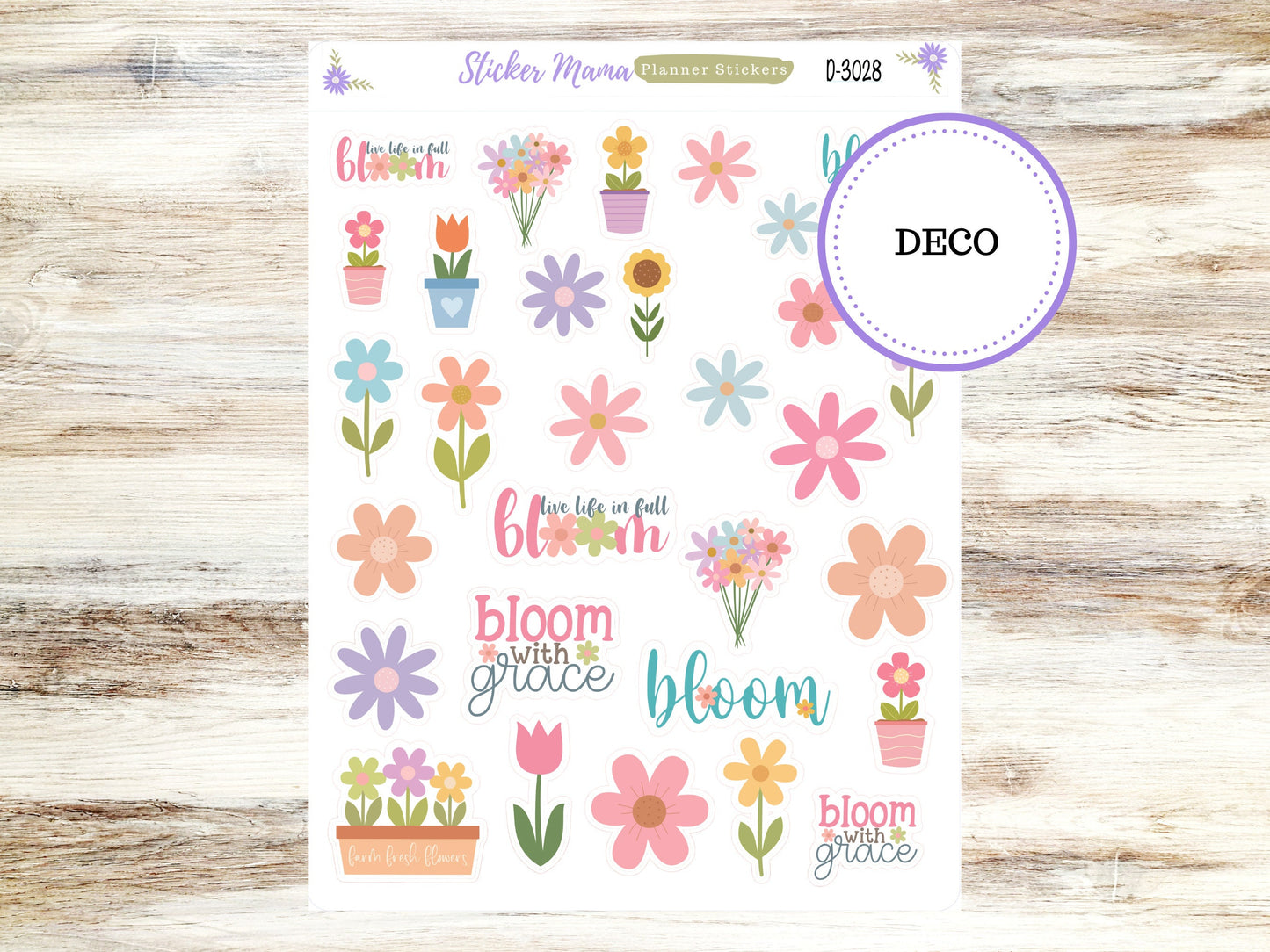 LAUREL DENISE PLANNER Kit #3028 || Laurel Denise Kit || Laurel Denise Stickers || April Laurel Denise