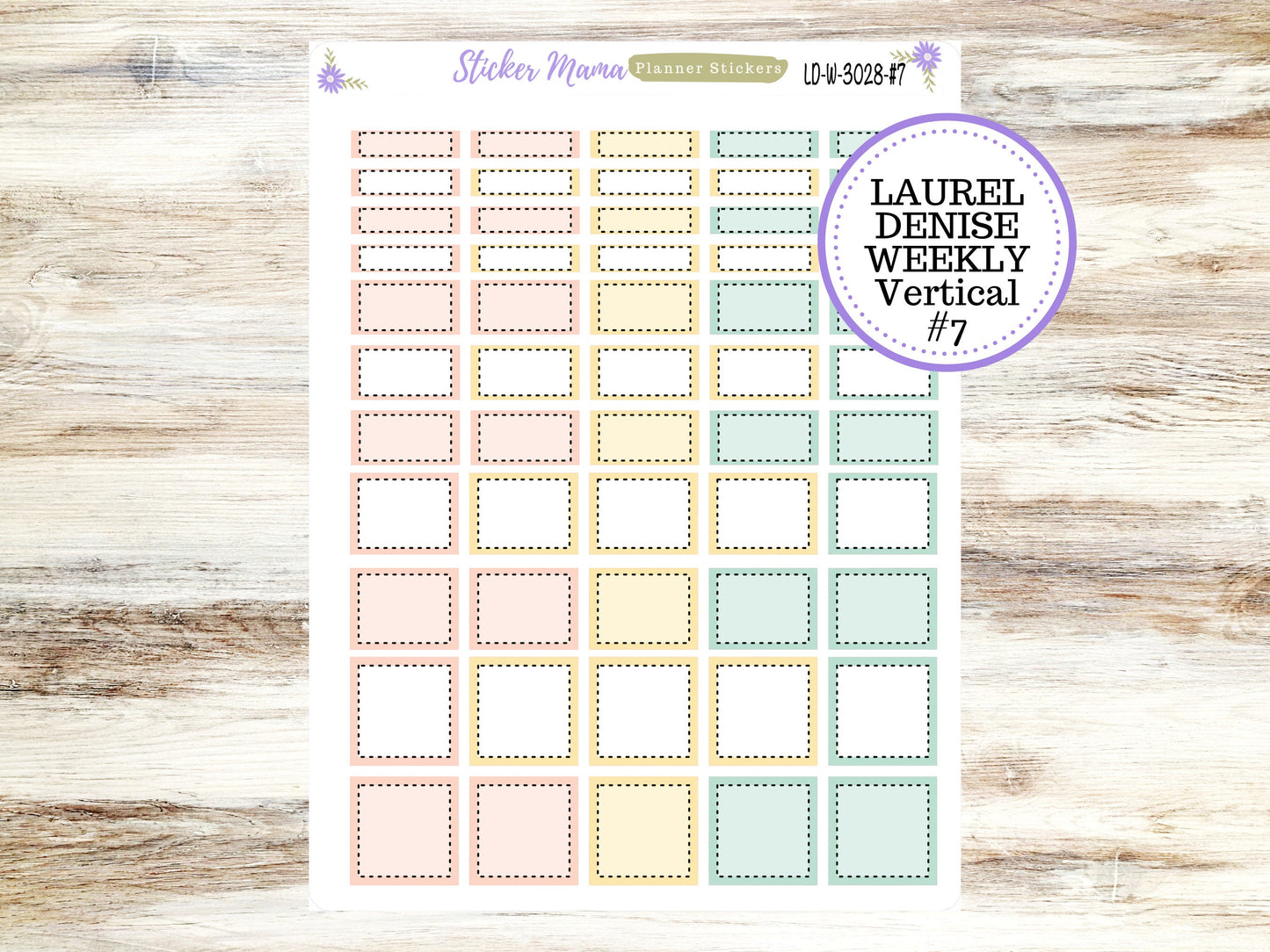 LAUREL DENISE PLANNER Kit #3028 || Laurel Denise Kit || Laurel Denise Stickers || April Laurel Denise