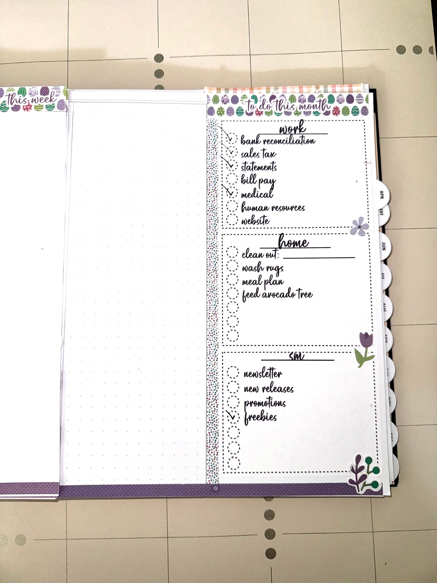 LAUREL DENISE PLANNER - To-Do This Month Space || Customize