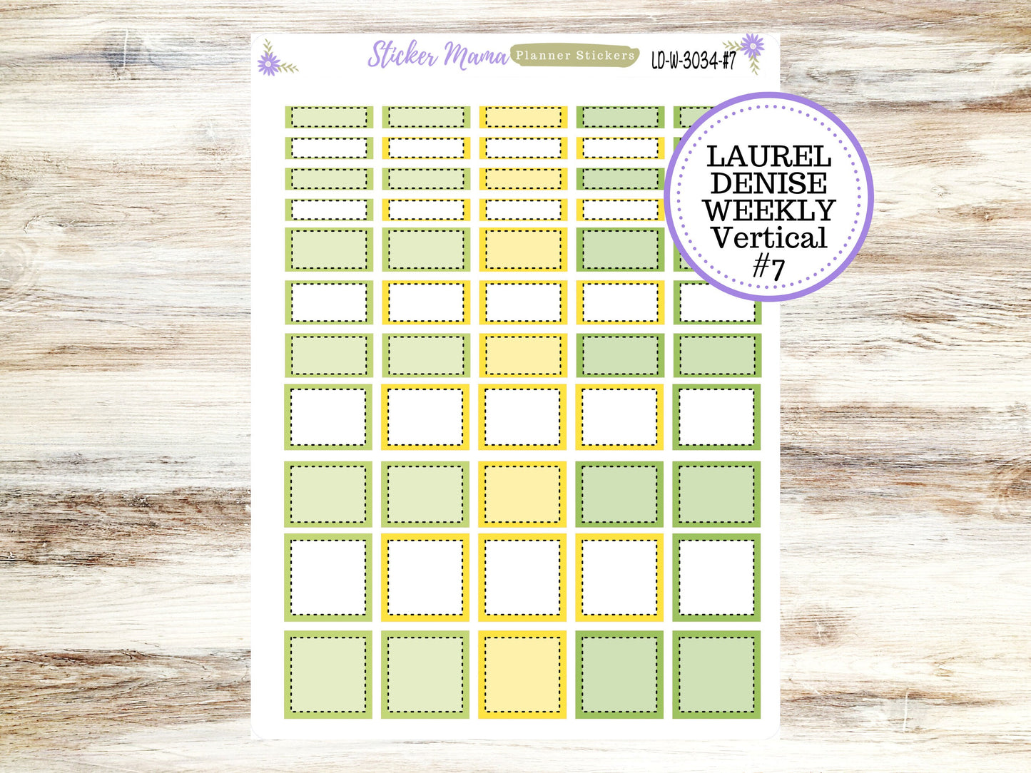 LAUREL DENISE PLANNER Kit #3034 || Laurel Denise Kit || Laurel Denise Stickers || Lemon Laurel Denise