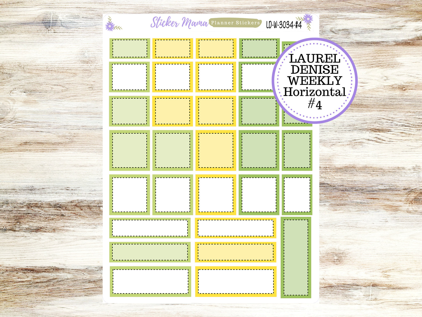 LAUREL DENISE PLANNER Kit #3034 || Laurel Denise Kit || Laurel Denise Stickers || Lemon Laurel Denise