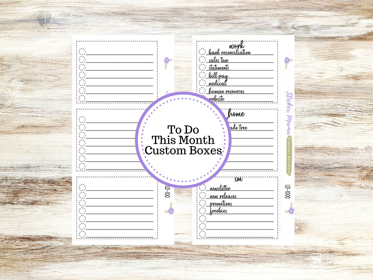 LAUREL DENISE PLANNER - To-Do This Month Space || Customize