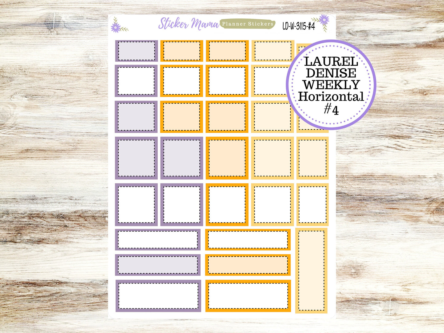 LAUREL DENISE PLANNER Kit #3115 || Laurel Denise Kit || Laurel Denise Stickers || Laurel Denise Horizontal Vertical || October