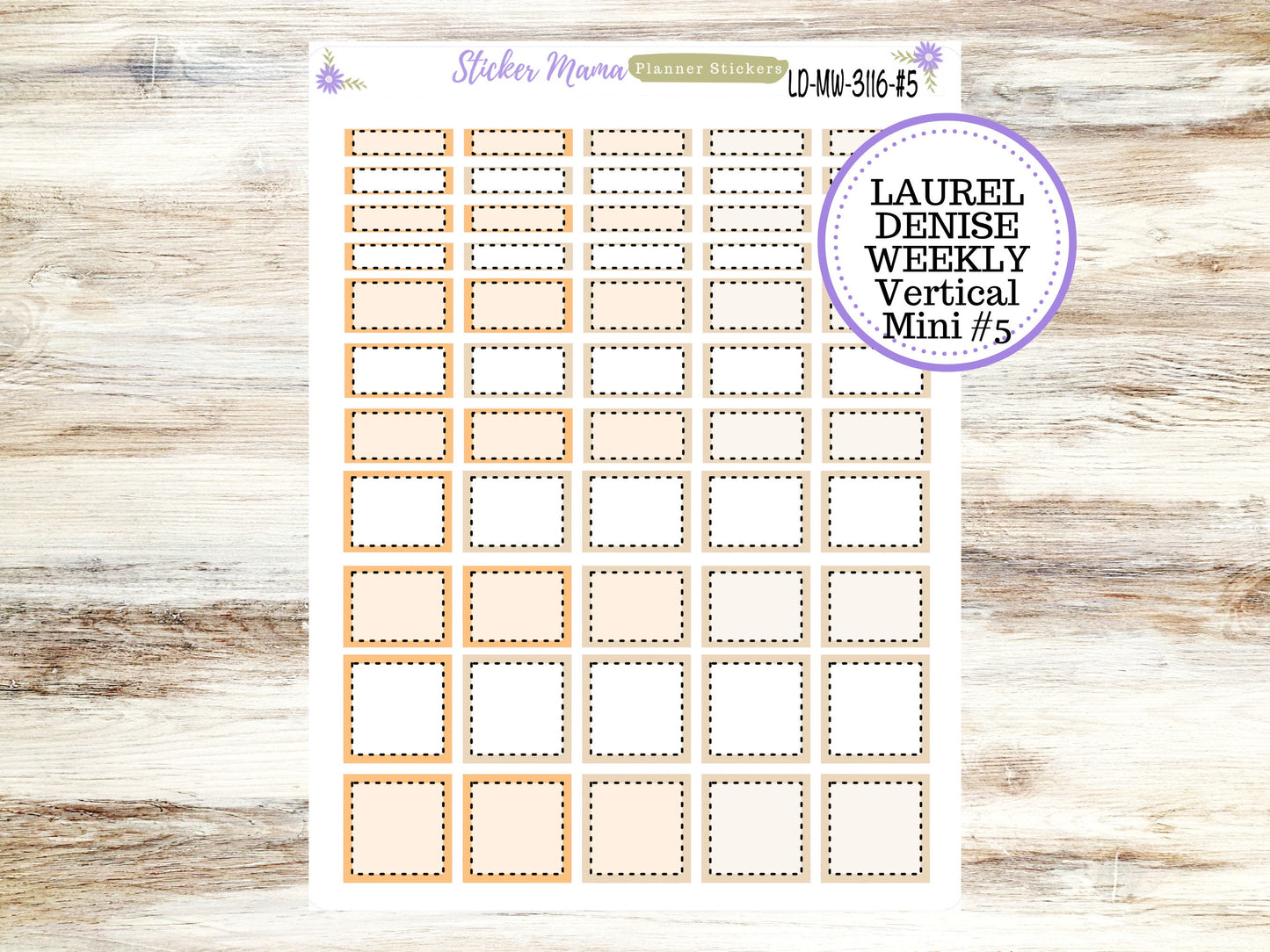 LAUREL DENISE MINI Planner Kit #3116 || Laurel Denise Kit || Laurel Denise Stickers || Laurel Denise Horizontal Vertical || November