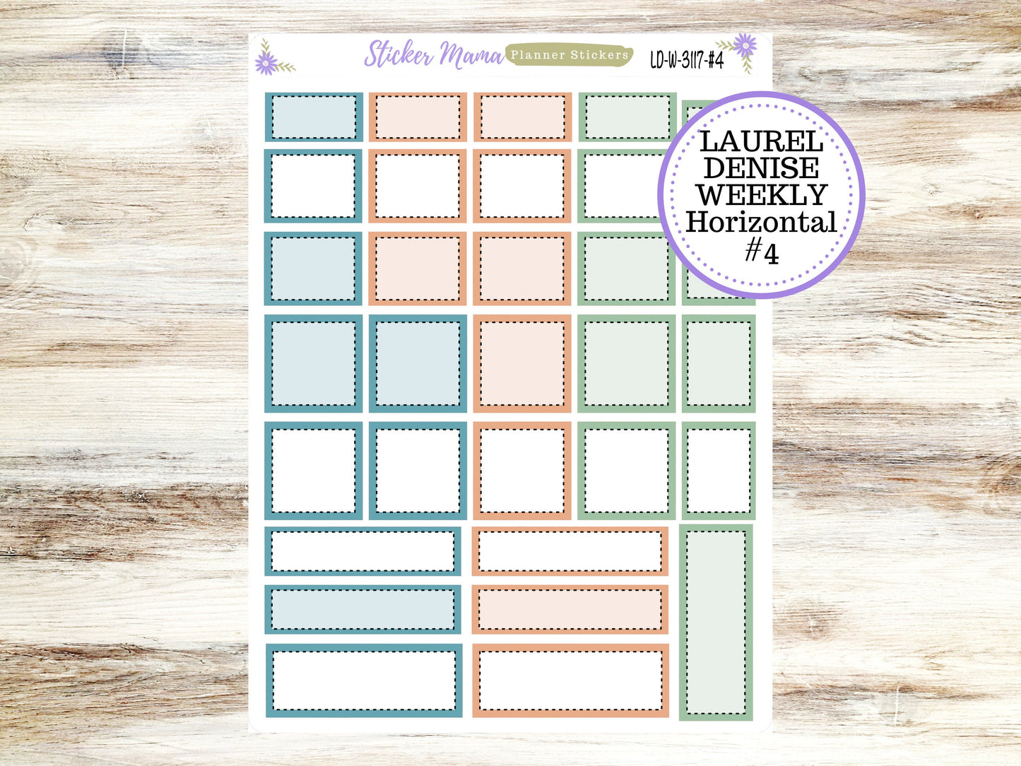 LAUREL DENISE PLANNER Kit #3117 || Laurel Denise Kit || Laurel Denise Stickers || Laurel Denise Horizontal Vertical || December