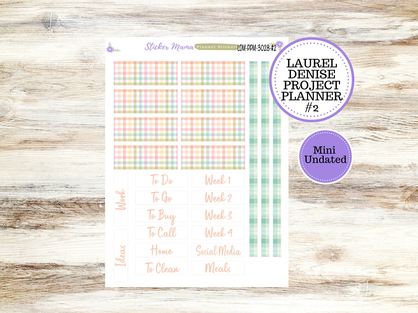 LAUREL DENISE PROJECT August Planner Kit #3113 || Hot Air Balloons || Laurel Denise Kit || Laurel Denise Stickers ||  || August ld