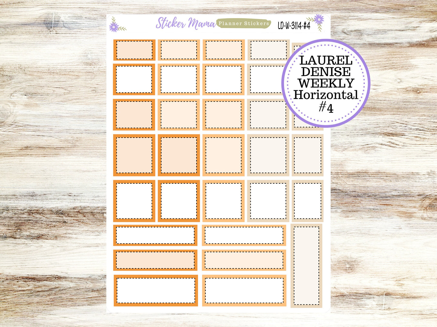 LAUREL DENISE PLANNER Kit #3114 || Laurel Denise Kit || Laurel Denise Stickers || Laurel Denise Horizontal Vertical || September