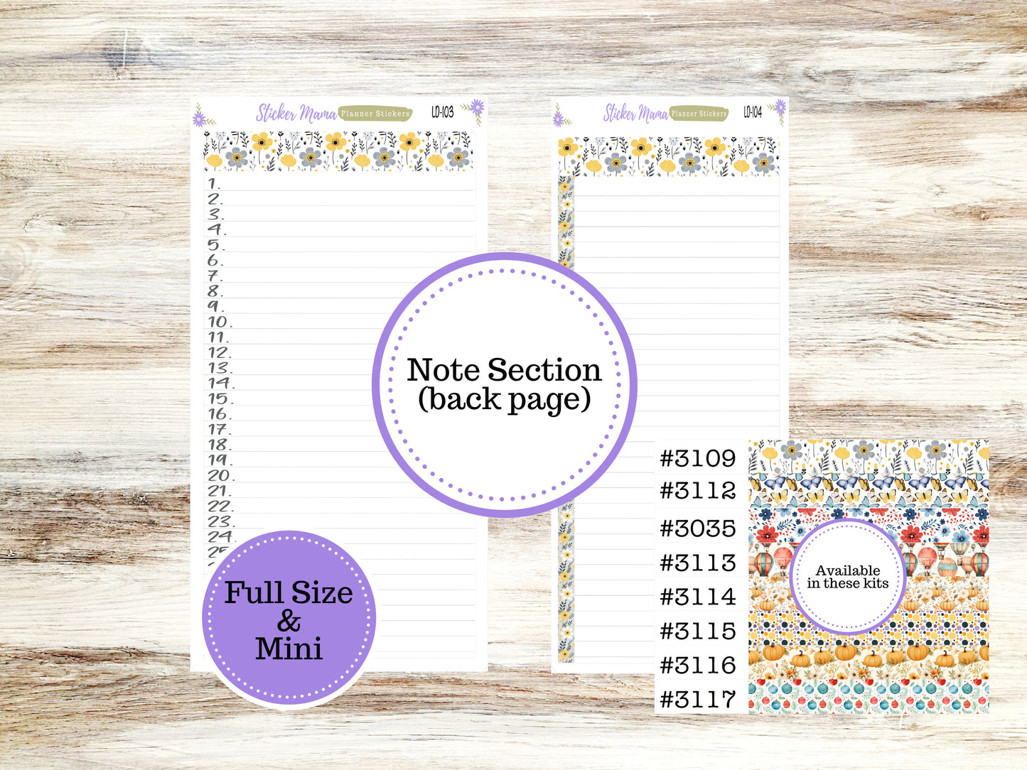 LAUREL DENISE PLANNER - Customized back page || Customize