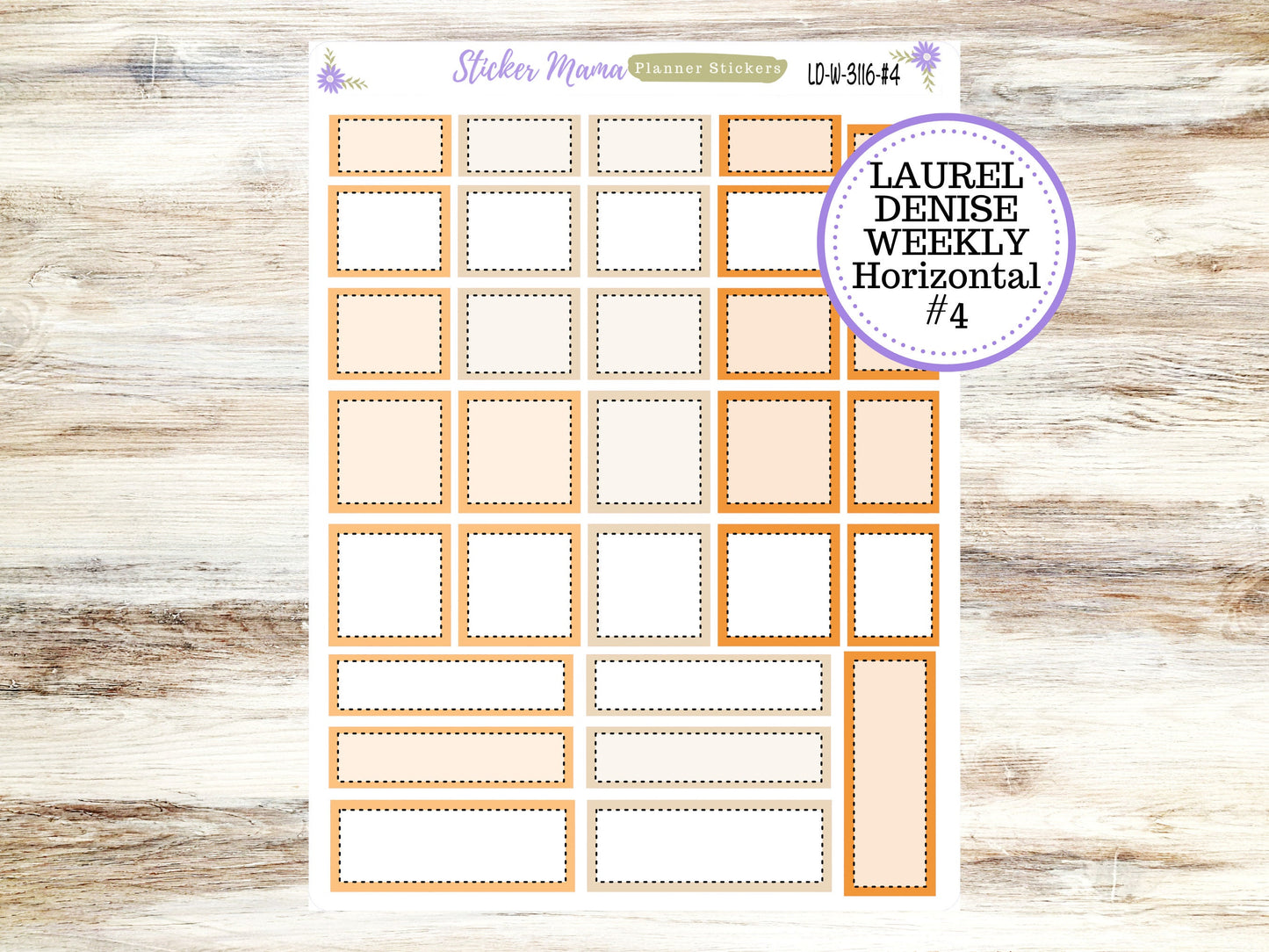 LAUREL DENISE PLANNER Kit #3116 || Laurel Denise Kit || Laurel Denise Stickers || Laurel Denise Horizontal Vertical || November