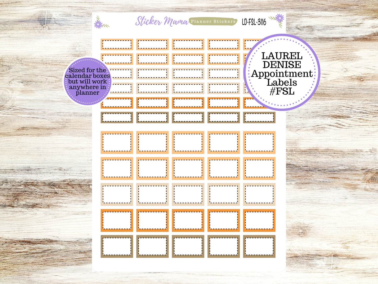 LAUREL DENISE PLANNER Kit #3116 || Laurel Denise Kit || Laurel Denise Stickers || Laurel Denise Horizontal Vertical || November