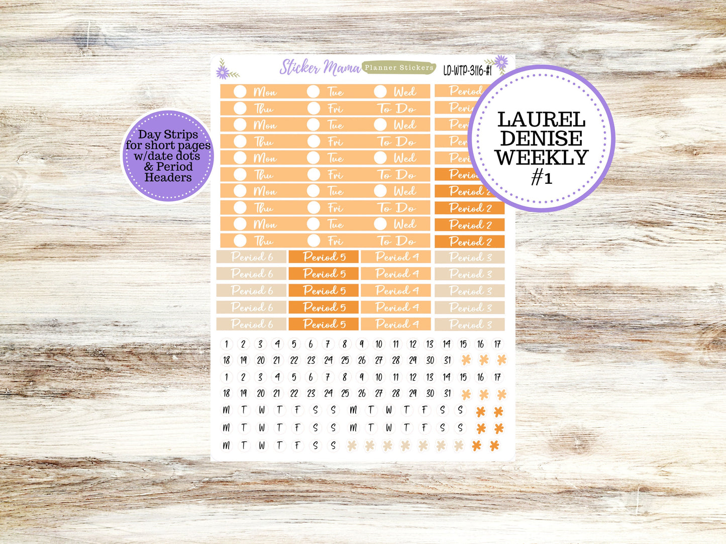 LAUREL DENISE TEACHER Planner Kit #3116 || Laurel Denise Kit || Laurel Denise Stickers || Laurel Denise Horizontal Vertical || November