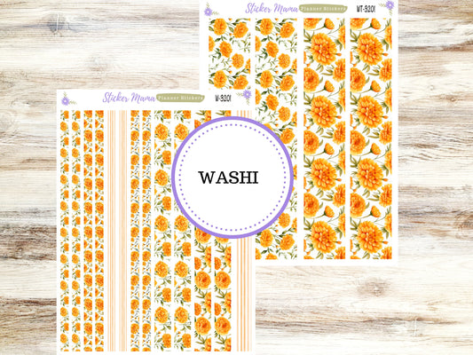 WASHI PLANNER STICKERS || 3201 || Fall Colors || Washi Stickers || Planner Stickers || Washi for Planners