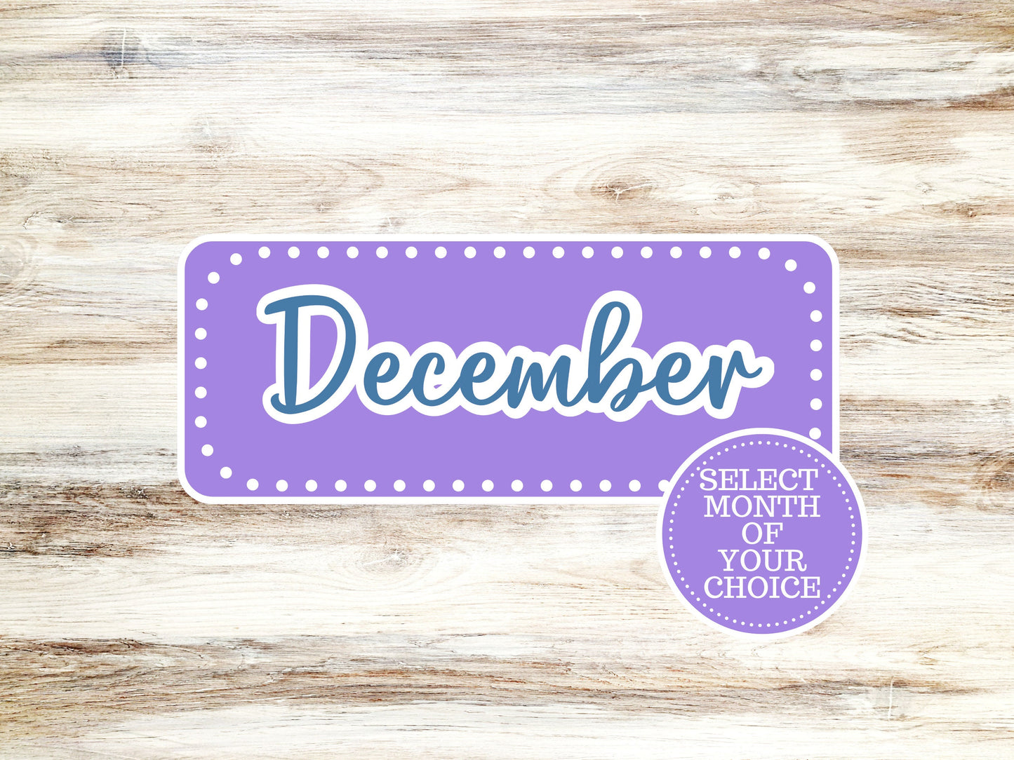 LAUREL DENISE PROJECT December Planner Kit #3200 || Cool Blue || Laurel Denise Kit || Laurel Denise Stickers ||  || Any Month ld