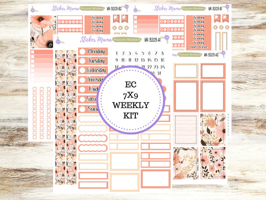 ERIN CONDREN WK-3203 || Pretty in Pink || Weekly Planner Kit || Erin Condren || Hourly Planner Kit || Vertical Planner Kit