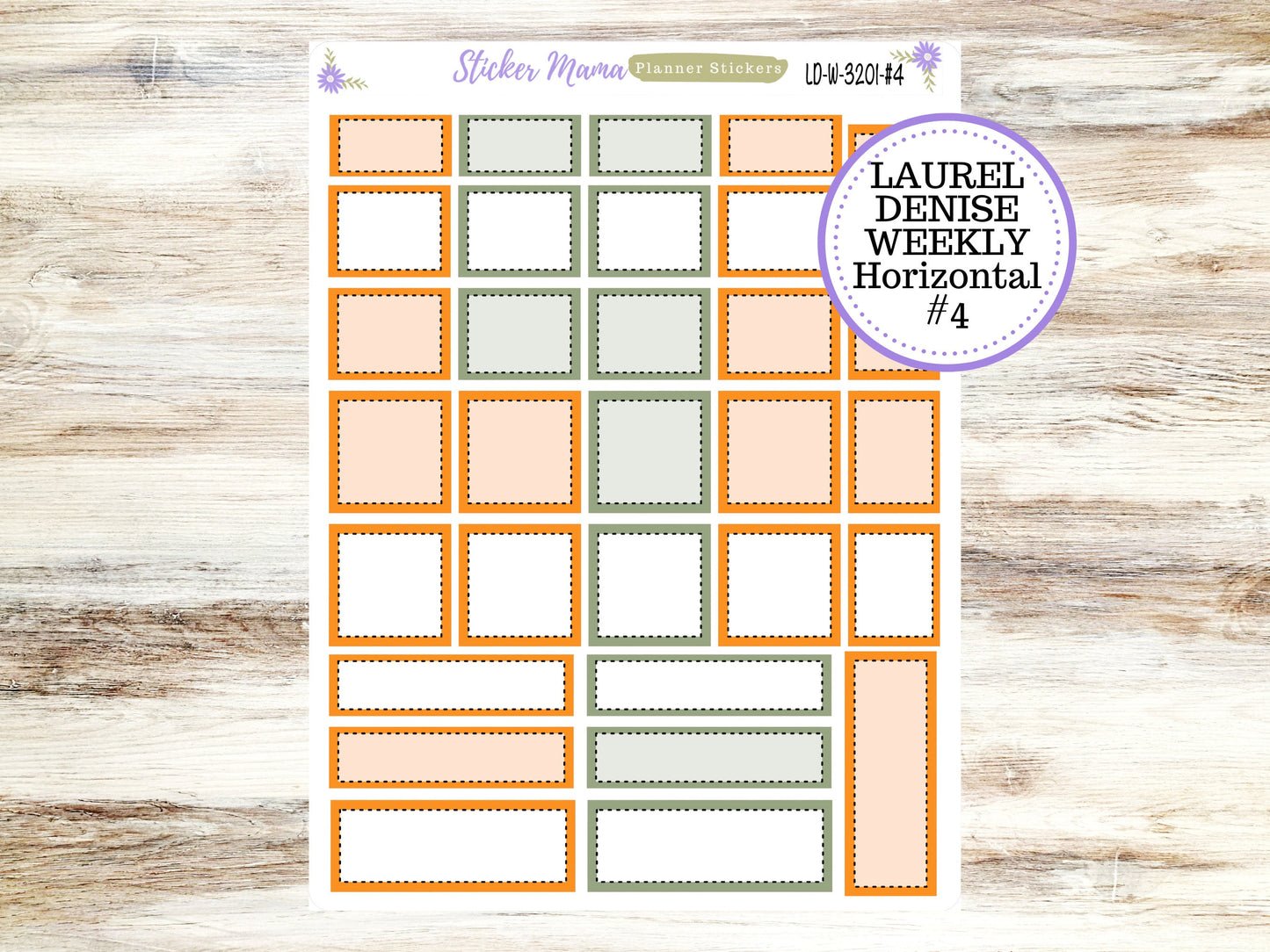 LAUREL DENISE PLANNER Kit #3201 || Laurel Denise Kit || Laurel Denise Stickers || Laurel Denise Horizontal Vertical || Fall Colors