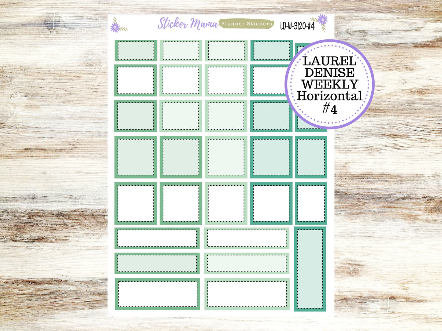 LAUREL DENISE PLANNER Kit #3120 || Laurel Denise Kit || Laurel Denise Stickers || Laurel Denise Horizontal Vertical || March