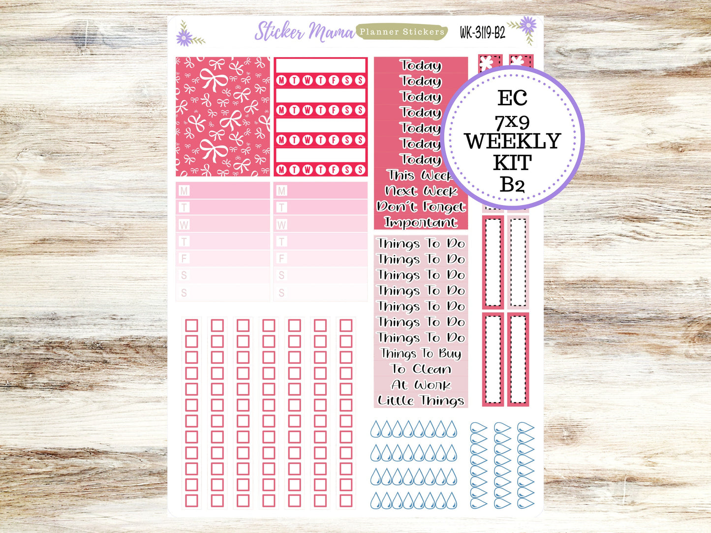 ERIN CONDREN WK-3119 || Heartfelt Joy || Weekly Planner Kit || Erin Condren || Hourly Planner Kit || Vertical Planner Kit