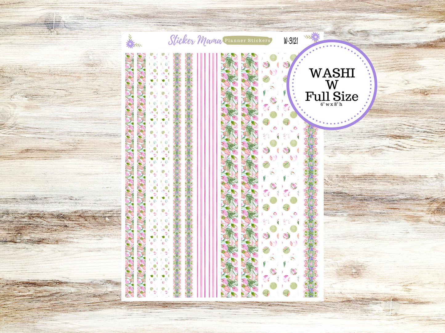 WASHI PLANNER STICKERS || 3121 || Easter Petals || Washi Stickers || St. Patricks Planner Stickers || Washi for Planners