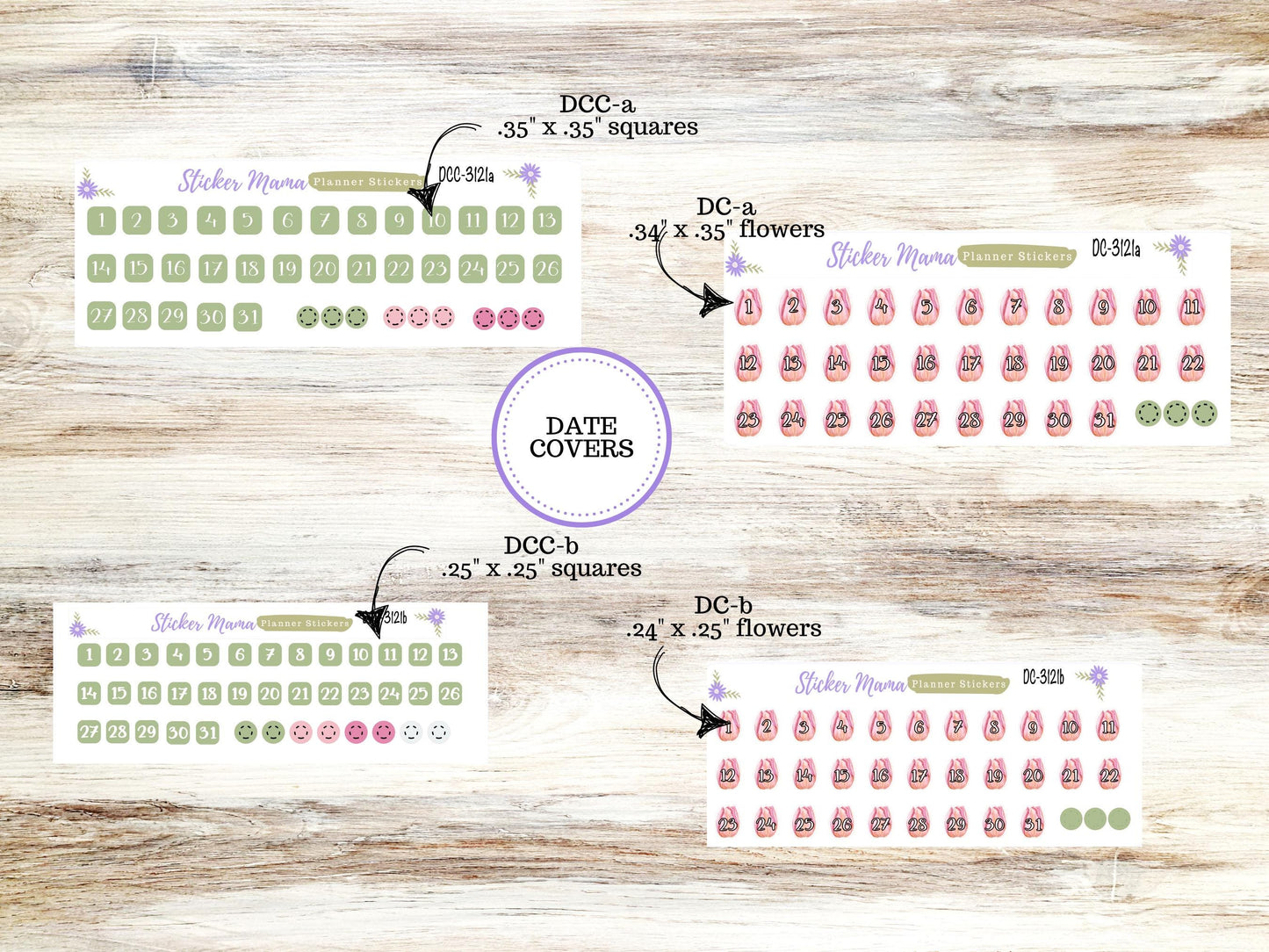 ERIN CONDREN Monthly Kit-3121 || 7X9 ||  Easter Petals Monthly  - 7x9 EC Any Monthly Kit - Mushroom Monthly Planner Kits -  Monthly Budget