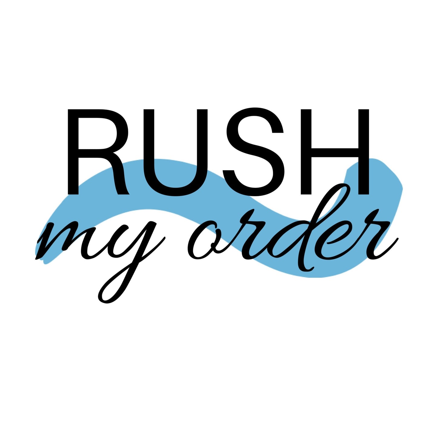 Rush my order, expedite and skip the wait - add to your planner sticker order