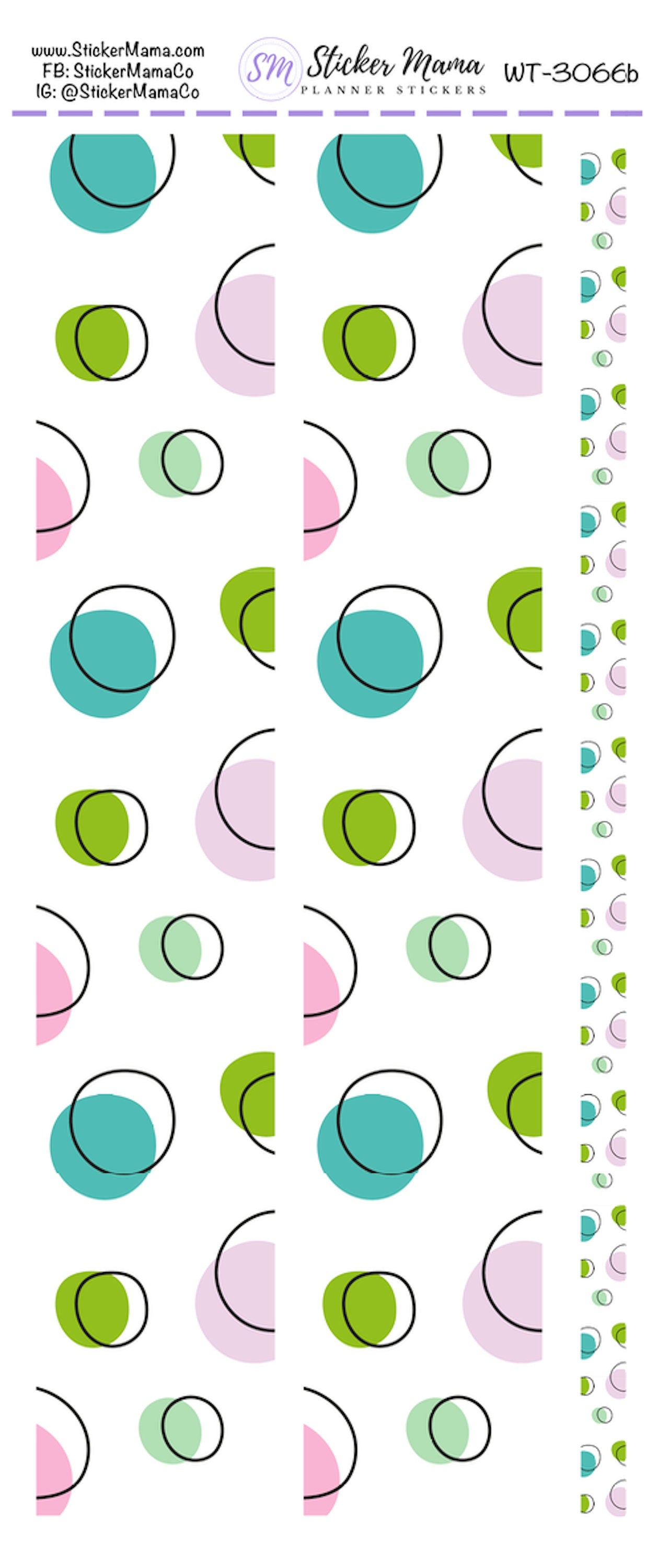 W-3066 - WASHI STICKERS - Spring Floral - Planner Stickers - Washi for Planners