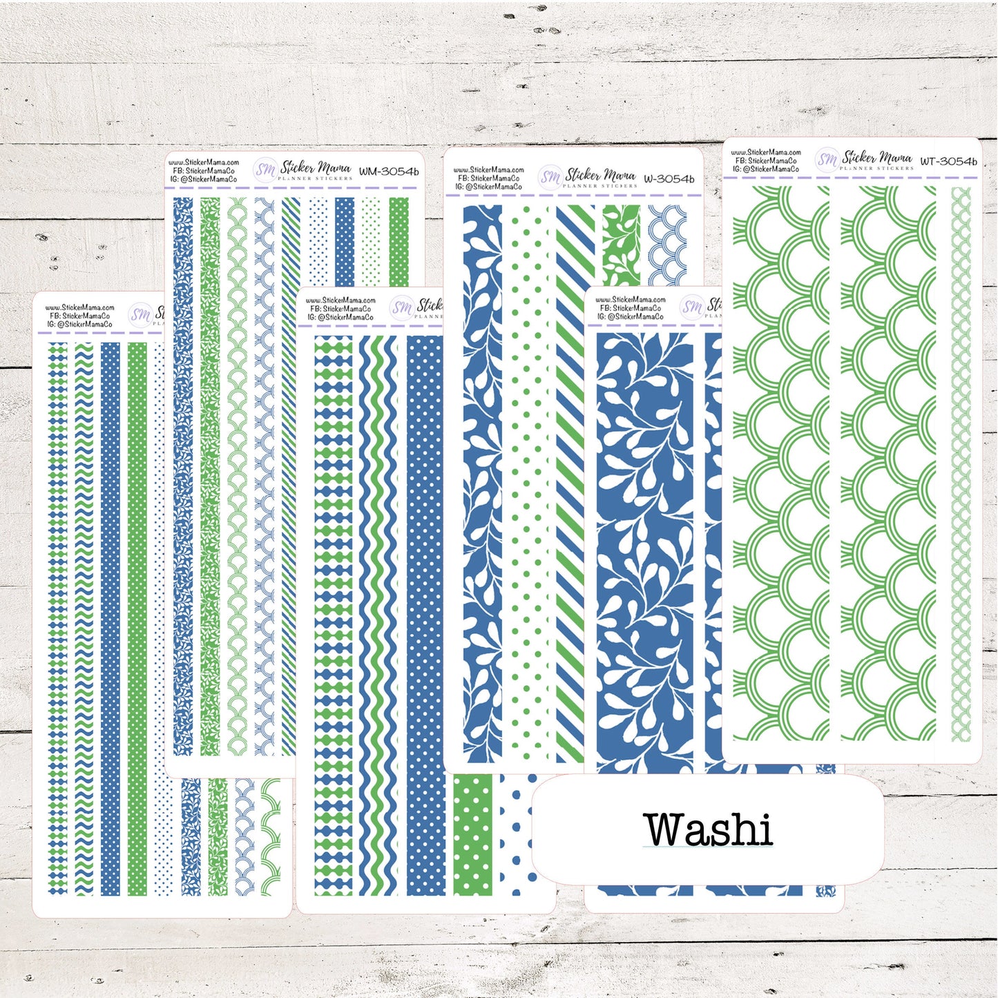 W-3054 - WASHI STICKERS - Polka Dot - Planner Stickers - Washi for Planners