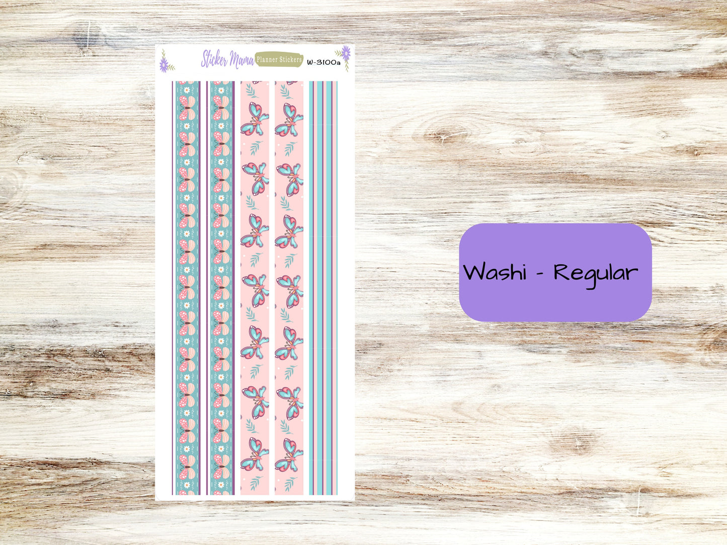 WASHI PLANNER STICKERS || 3100 || Little Beauty Butterfly || Washi Stickers || Planner Stickers || Washi for Planners