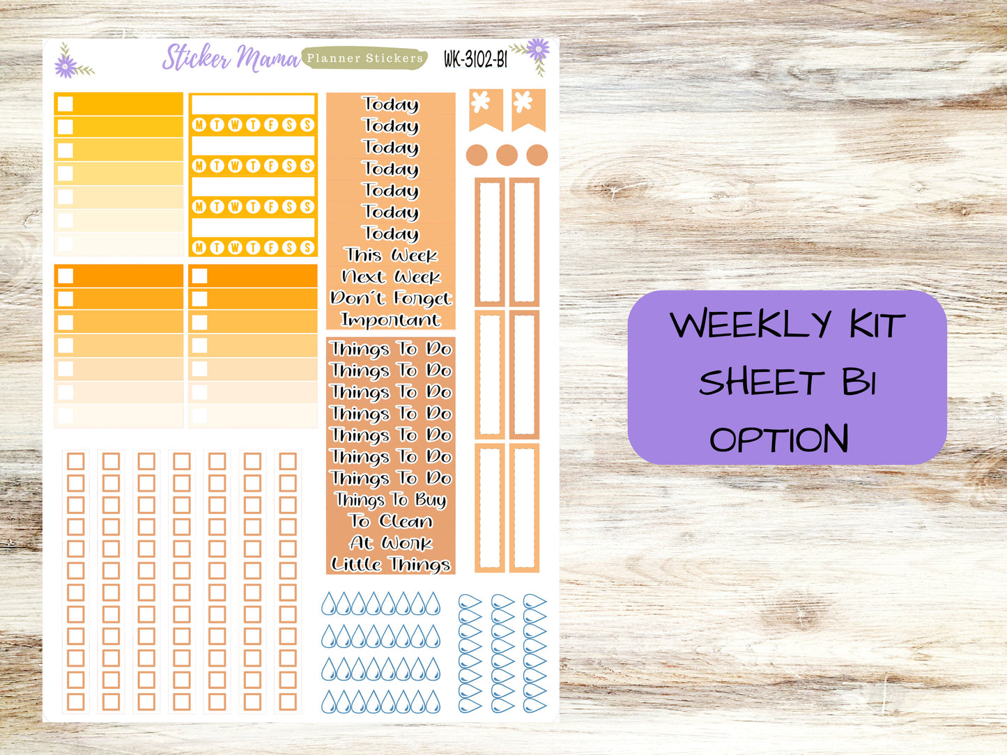 WEEKLY KIT - 3102 || Jack - O - Lantern  || Weekly Planner Kit || Erin Condren || Hourly Planner Kit || Vertical Planner Kit