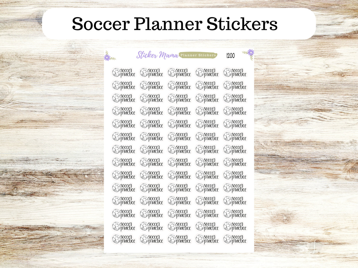 1200 SOCCER PRACTICE STICKERS || Soccer Planner Stickers || Soccer Sports Stickers || Soccer Games || Soccer Practice